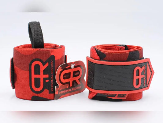 Personal Record Advanced Wrist Wraps - PR901 - Red Camo