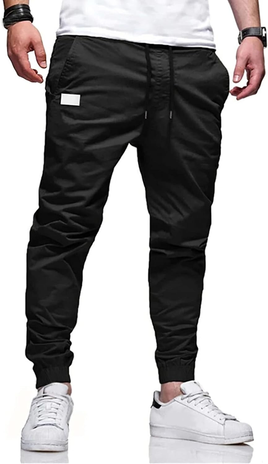 Mens Joggers Sweatpants Mens Athletic Jogger Pants,Sweatpants for Men Traning Track Pants Joggers Black Xx-Large