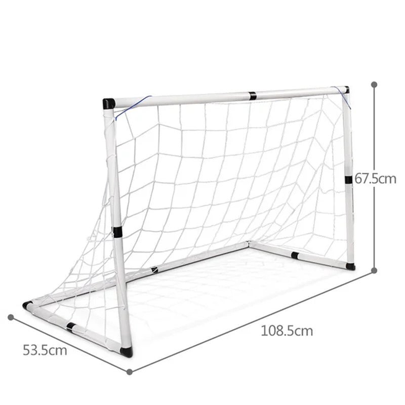 Football Training Door Backyard Soccer Goal Set Mini Football Gate Goal Post Net for Kids Outdoor Sport Match Training Game Toy