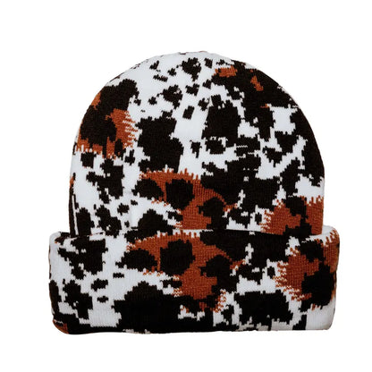 Cowprint Beanie