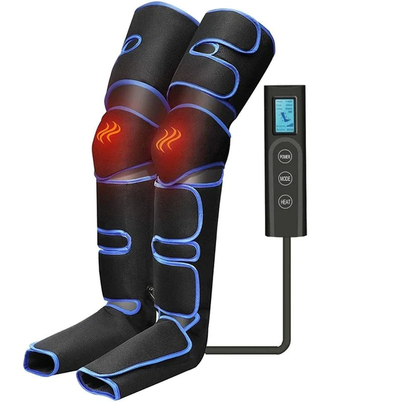 360° Foot Air Pressure Leg Massager Promotes Blood Circulation, Body Massager, Muscle Relaxation, Lymphatic Drainage Device 2023