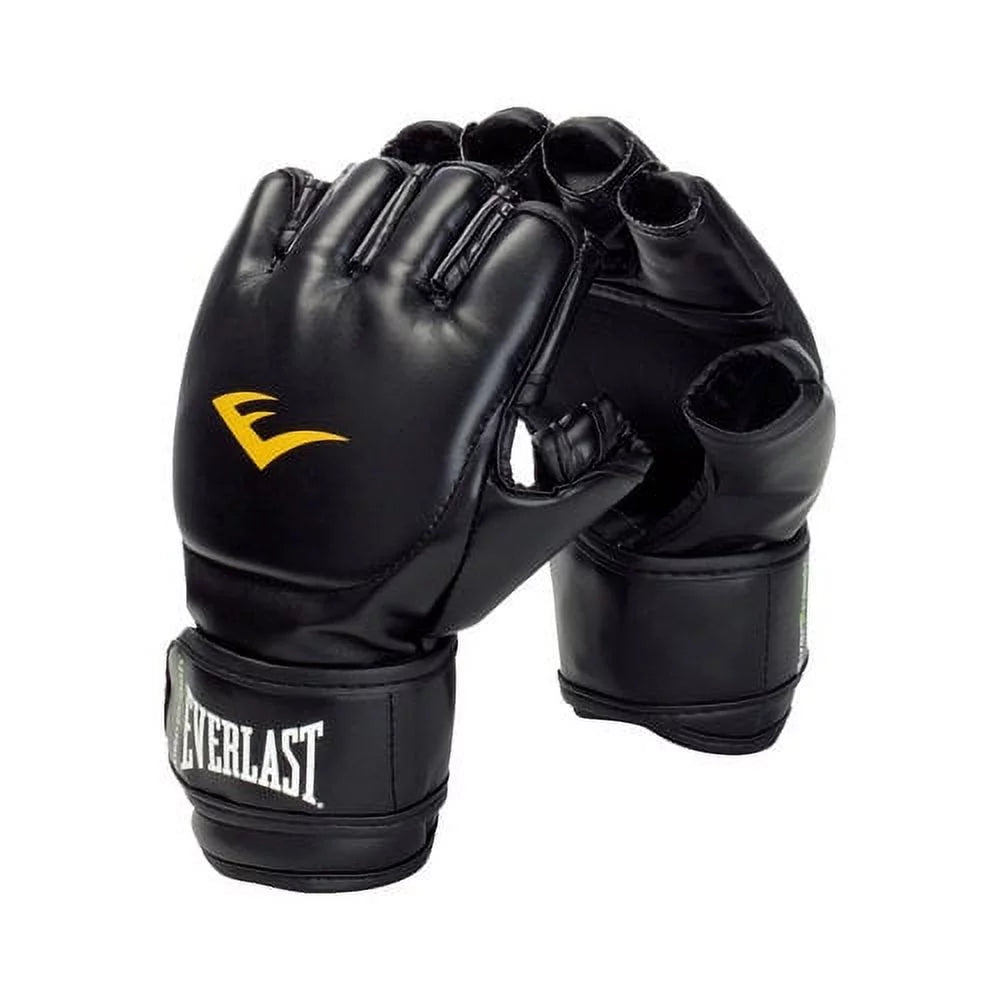 Grappling Gloves, Small/Medium, Black, Unisex