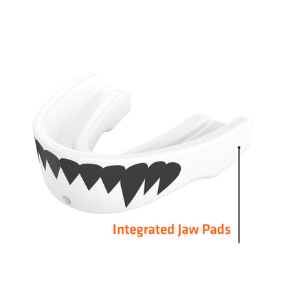 Sport Lip Guard & Mouth Guard 2-Pack, White Fang, One Size Fits All