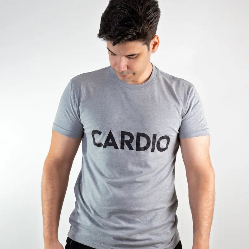 I Hate Cardio Sweat Activated T-Shirt Gym Shirt. Invisible Design until You Sweat