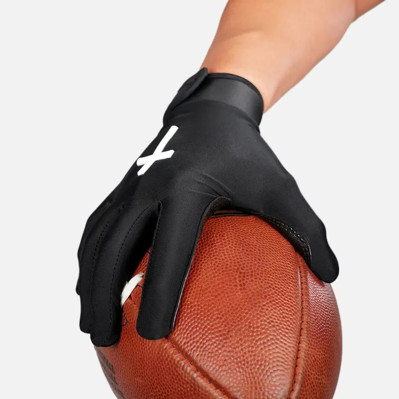 Faith Cross Black Sticky Football Receiver Gloves