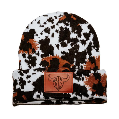 Cowprint Beanie