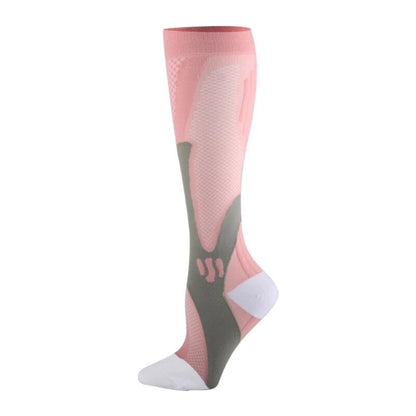 Compression Socks Nylon Medical Nursing Stockings Specializes Outdoor Cycling Fast-Drying Breathable Adult Sports