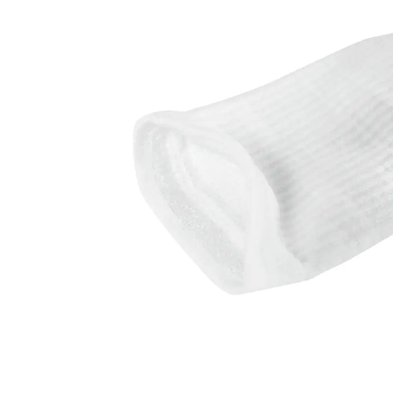 Teqnigrip Crew Grip Sock / White for Soccer, Lacrosse, Basketball and Football